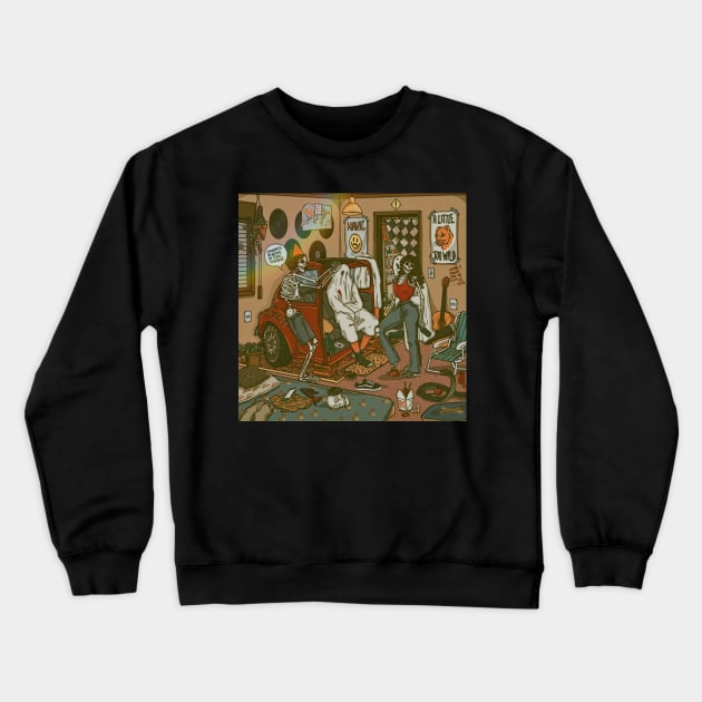 GHOST TOWN Crewneck Sweatshirt by barth desenha